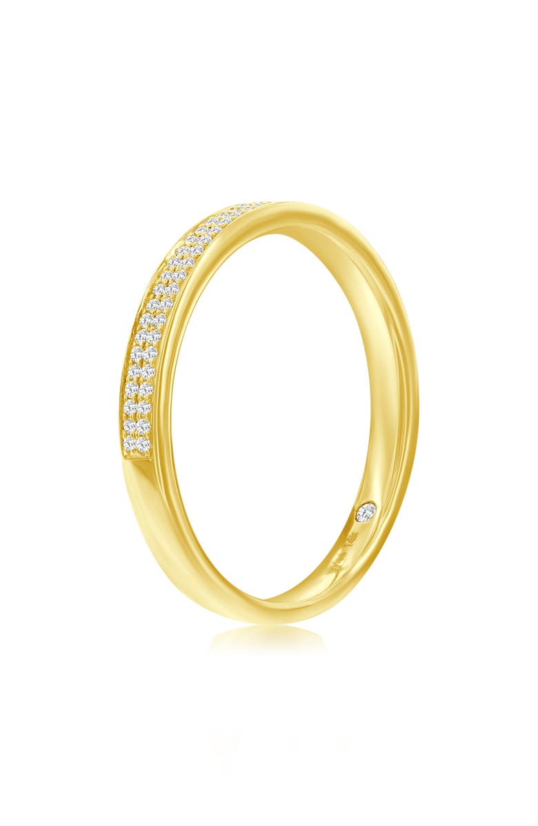 SUZY LEVIAN DIAMONDS 14K Yellow Gold Diamond Stackable Half Eternity Band Ring, Alternate, color, Yellow