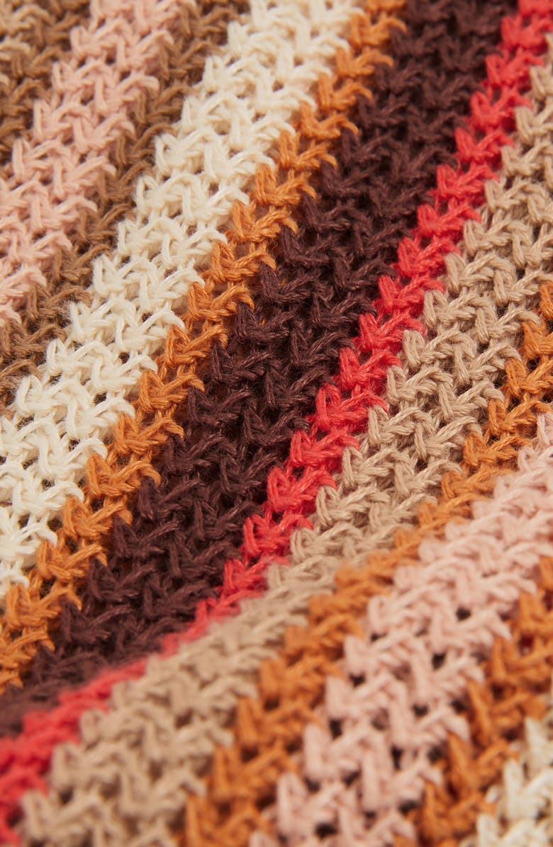 Reiss Candy Stripe Knit Camp Shirt, Alternate, color,