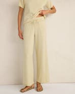 Haven Well Within Cotton Knit Wide Leg Pants