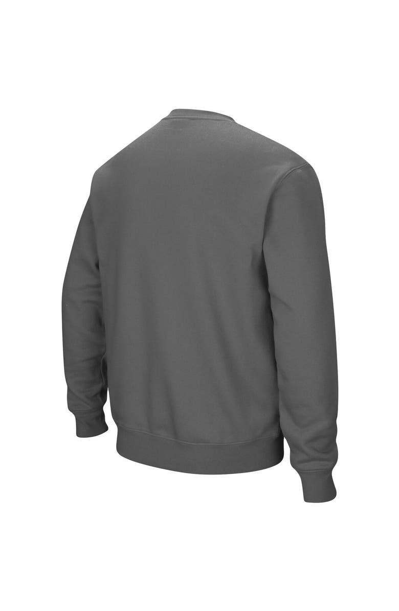 COLOSSEUM Men
s Colosseum Charcoal Colorado State Rams Arch 
Logo Tackle Twill Pullover Sweatshirt, Alternate, color, Charcoal
