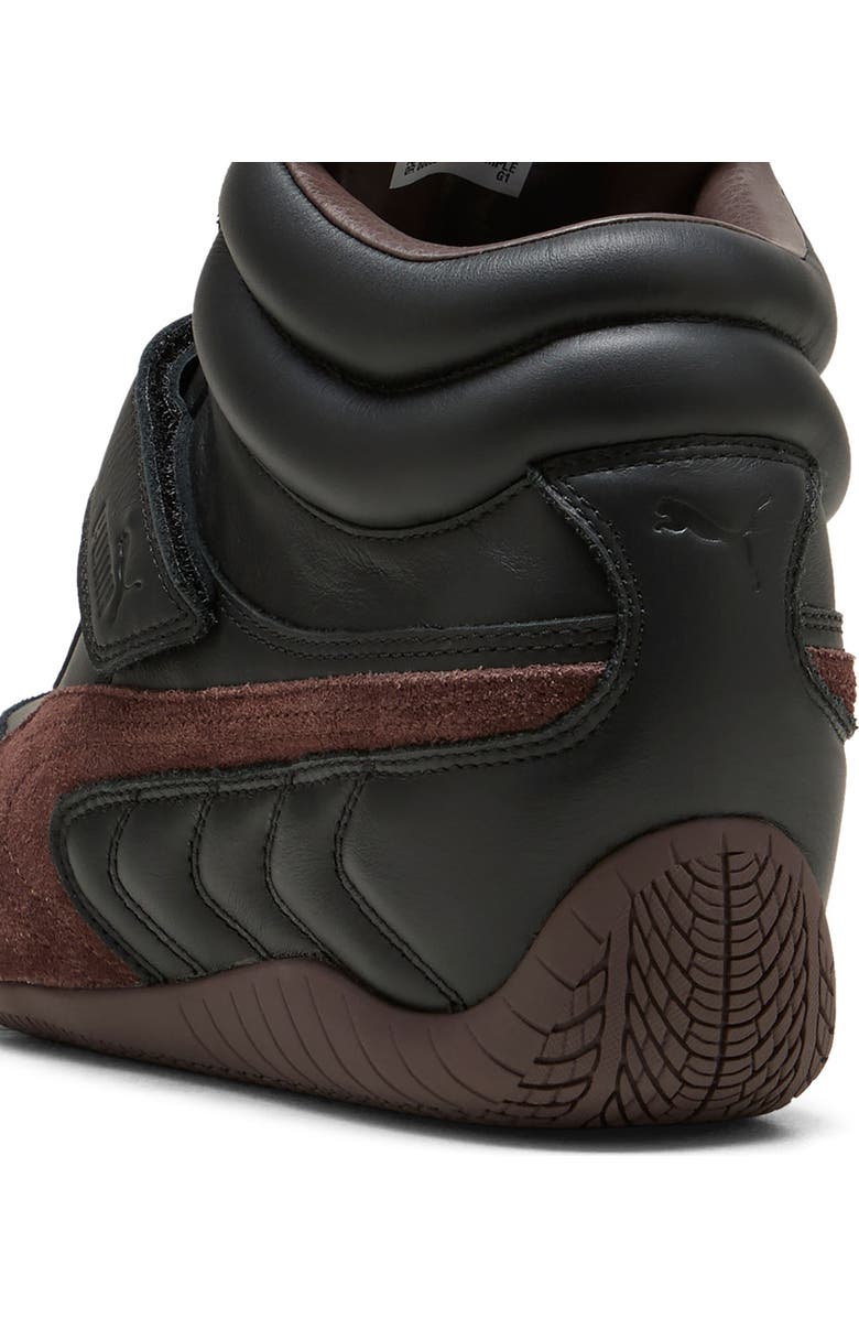 PUMA Speedcat Wedge Leather Sneaker, Alternate, color, Puma Black/ Chocolate Brown