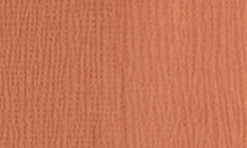 Maggy London Buckle Detail Hammered Satin Midi Dress In Brown