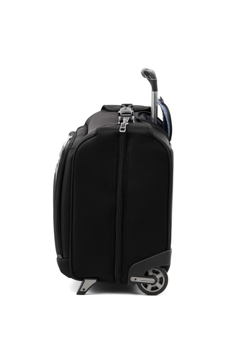 Platinum Elite 22" Carry On Rolling Garment Bag, Alternate, color, Shadow Black