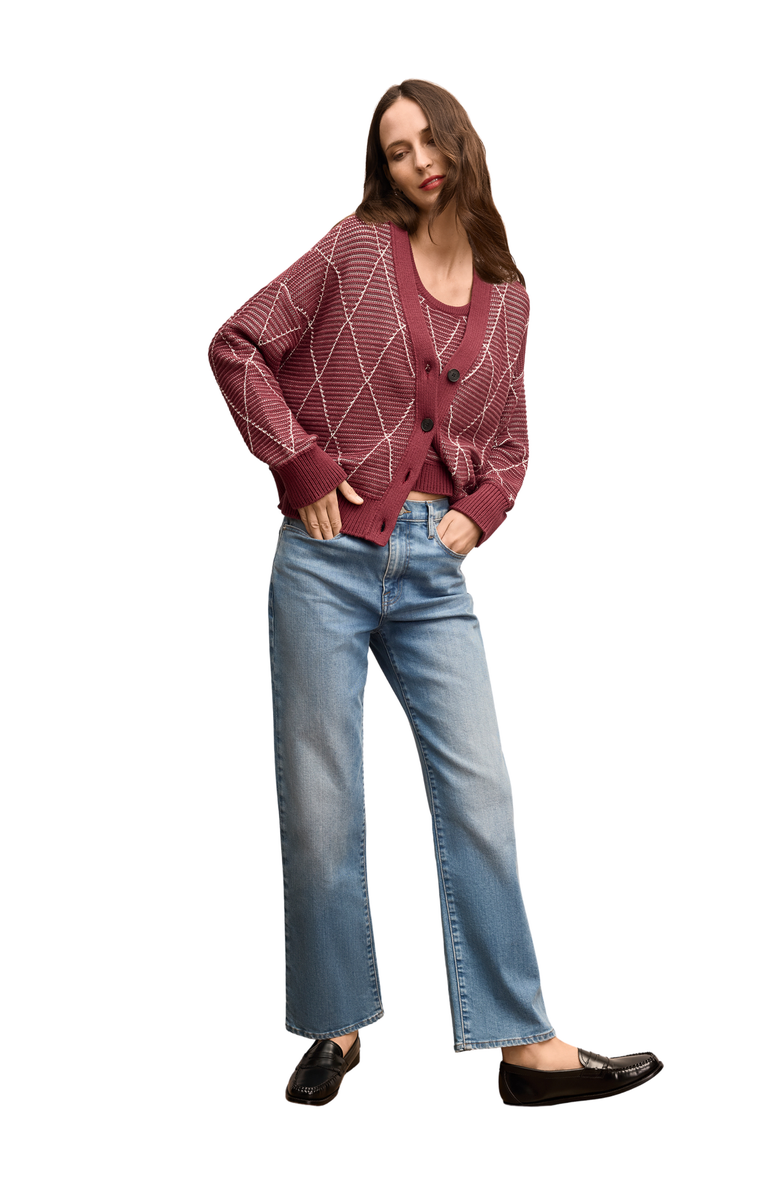 M.M.LaFleur Dakota Easy Luxury Cardigan, Alternate, color, Red Umber