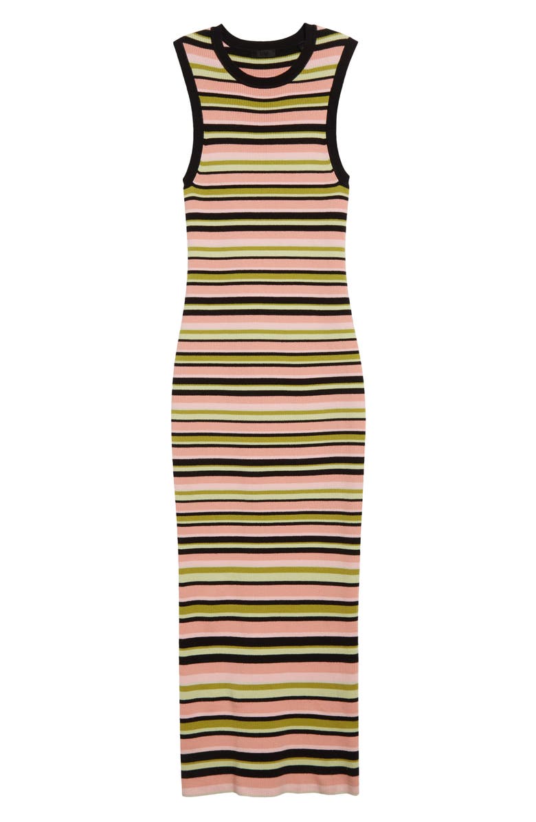 ATM Anthony Thomas Melillo Stripe Rib Tank Dress, Alternate, color,