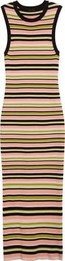 ATM Anthony Thomas Melillo Stripe Rib Tank Dress