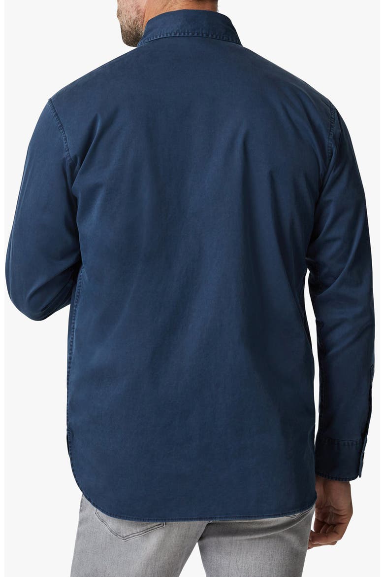 Denim Overshirt, Alternate, color, DARK BLUE