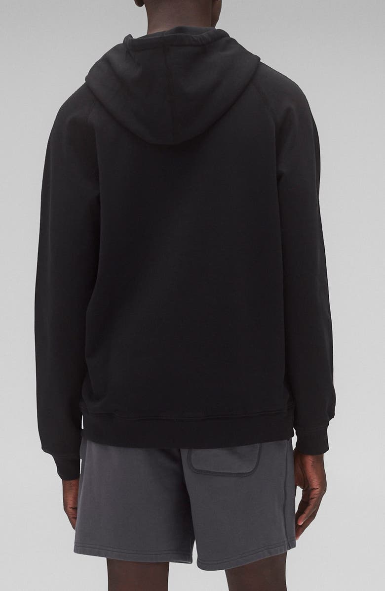 Reigning Champ Classic Lightweight Terry Hoodie, Alternate, color, Black