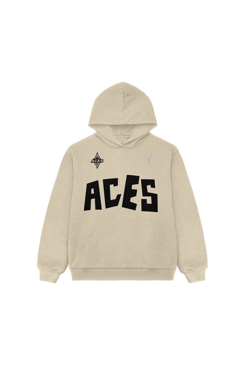 Unisex Playa Society  Oatmeal Las Vegas Aces Established Hoodie, Alternate, color, Oatmeal