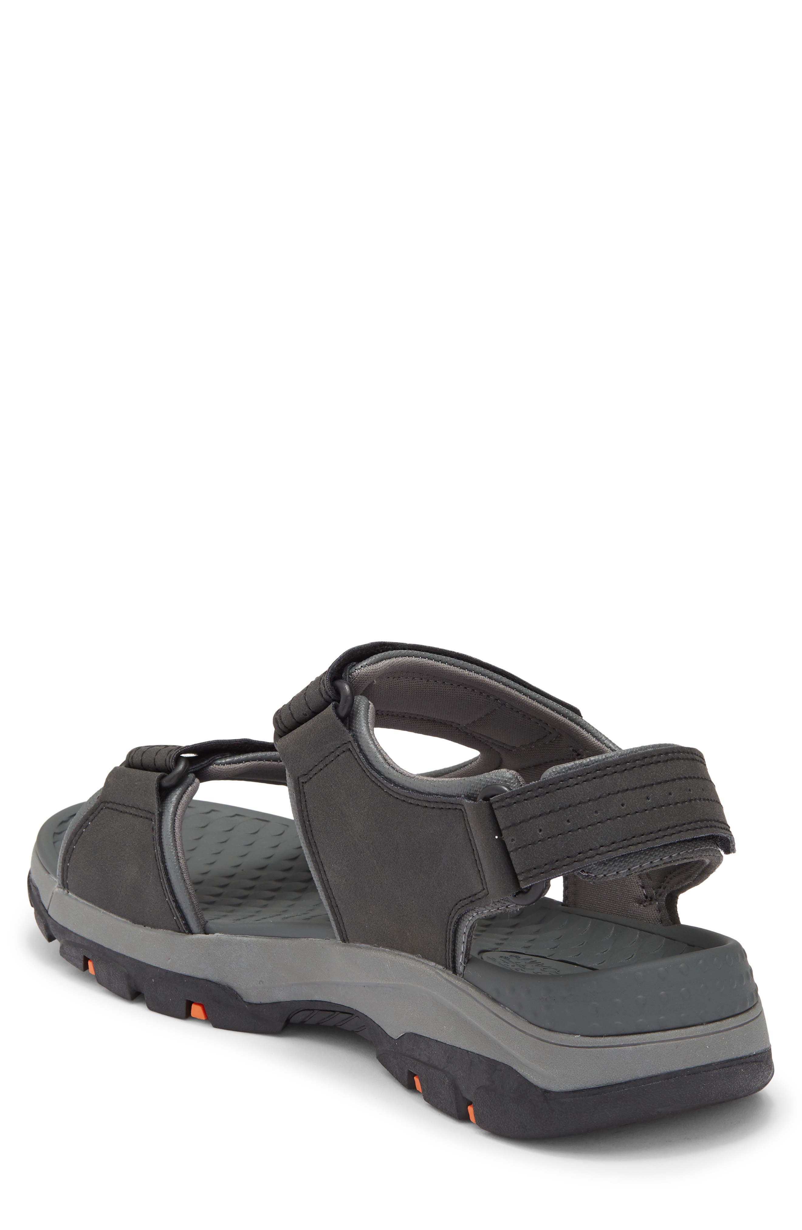 SKECHERS Tresmen - Garo Relaxed Fit Sandal, Alternate, color, Black