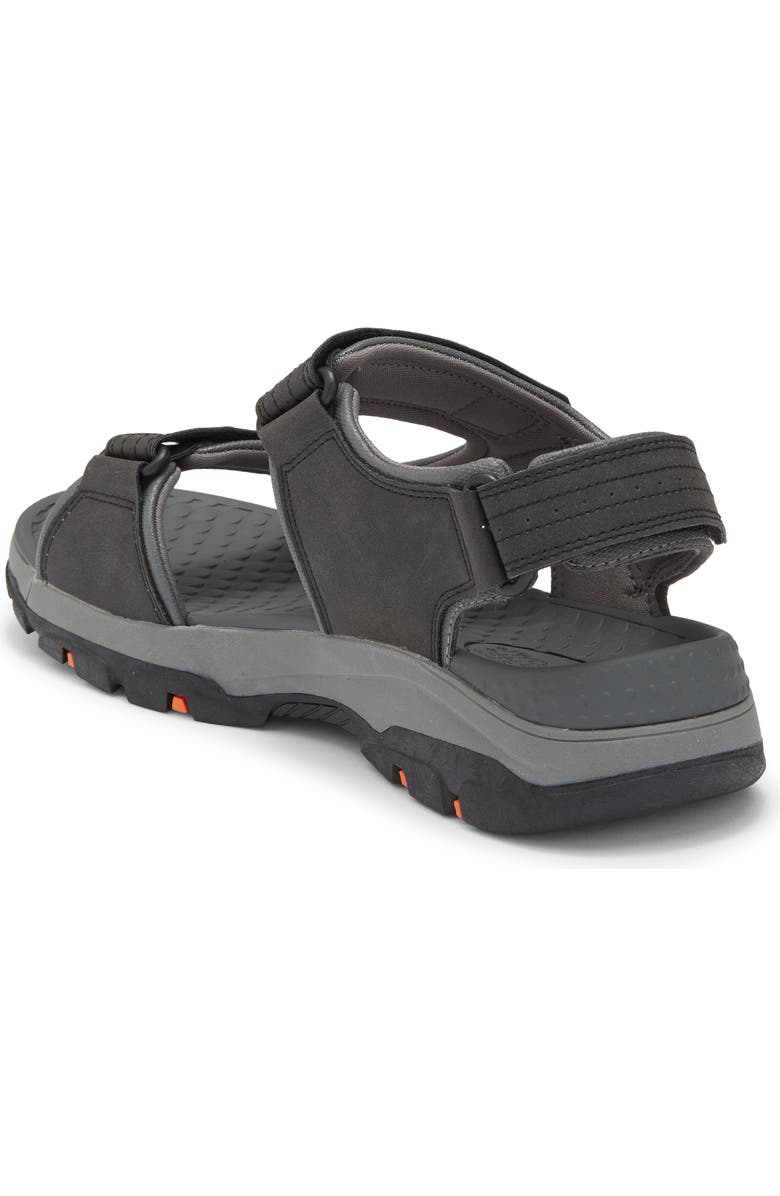 SKECHERS Tresmen - Garo Relaxed Fit Sandal, Alternate, color, Black