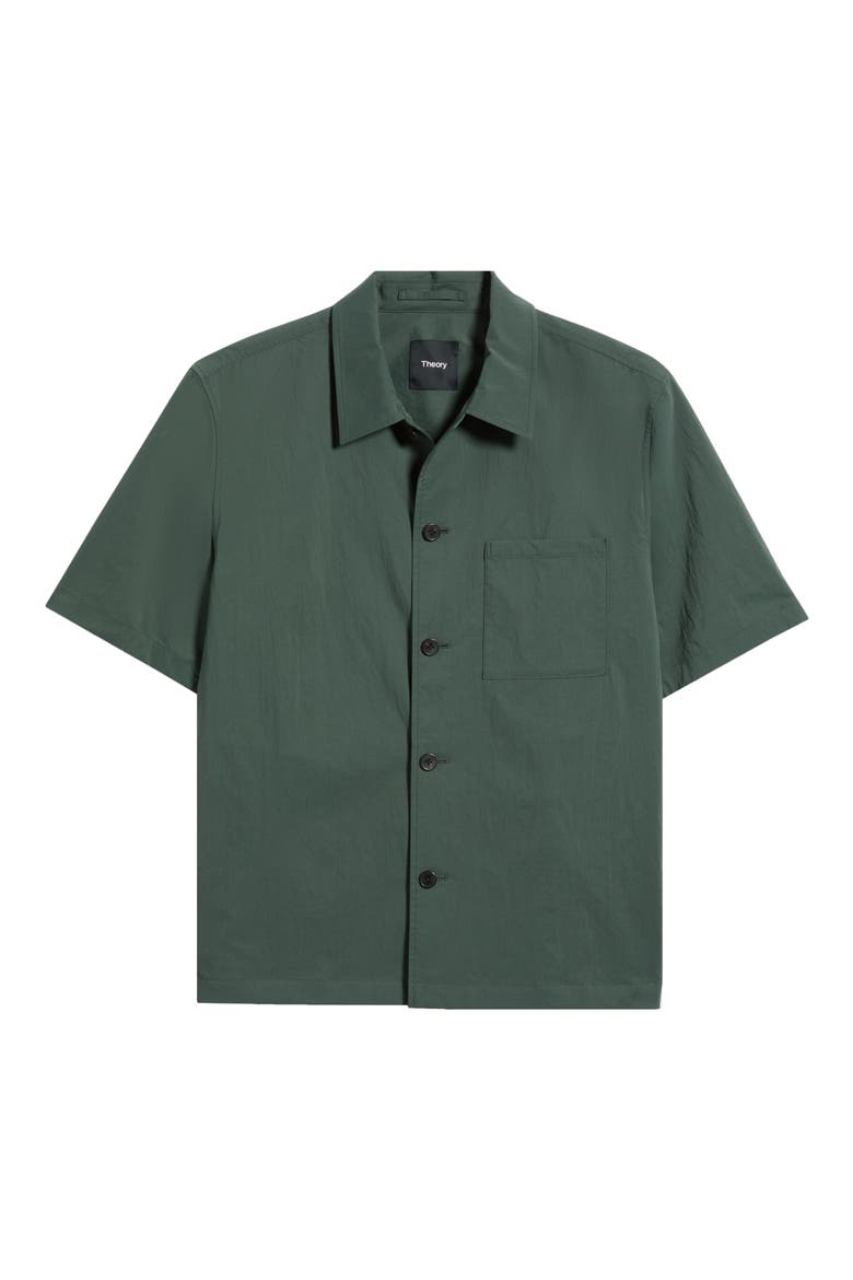 Short Sleeve Button-Up Shirt, Alternate, color, PINE GROVE