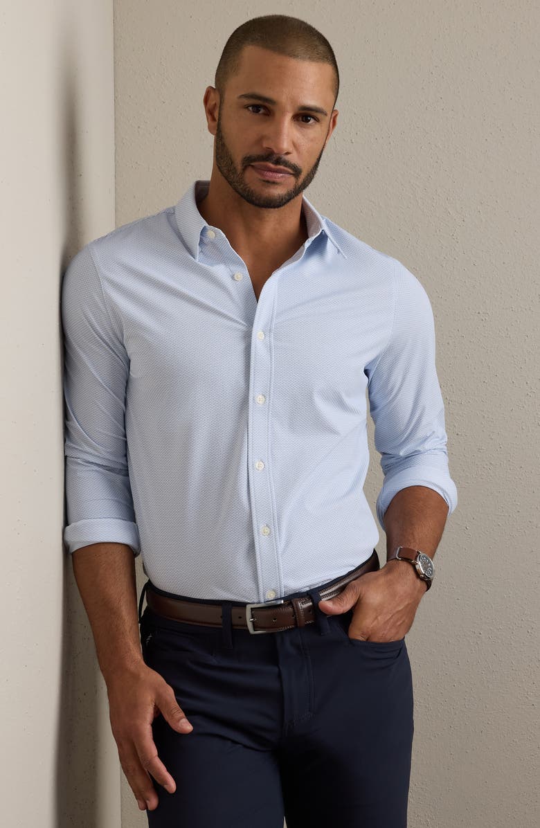 Rhone Commuter Slim Fit Performance Button-Up Shirt, Alternate, color, 