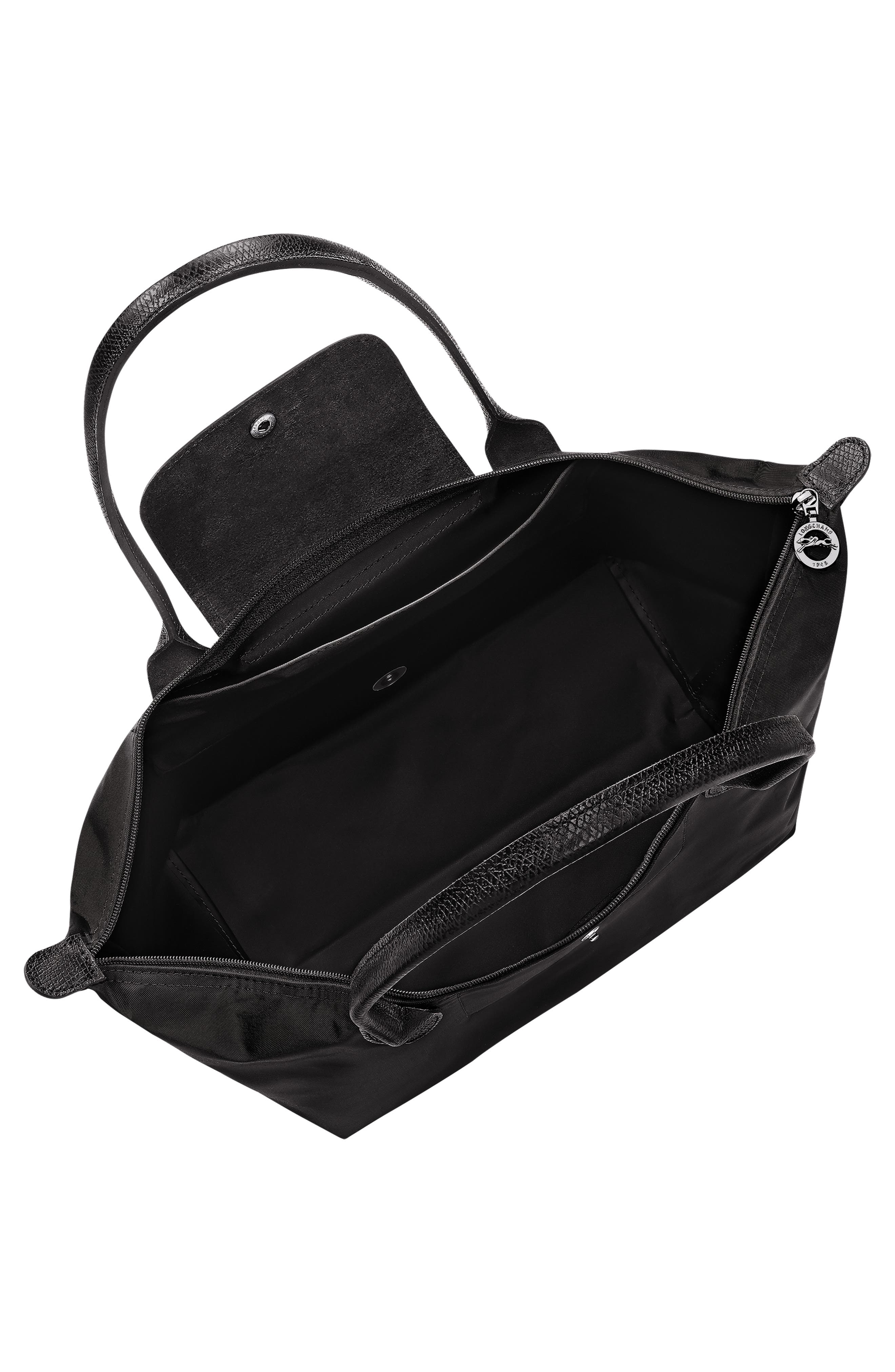 Longchamp Large Le Pliage One Nylon Shoulder Tote, Alternate, color, Black