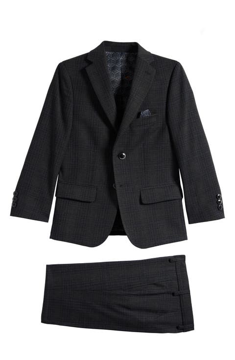 Kids' Plaid Two-Piece Suit