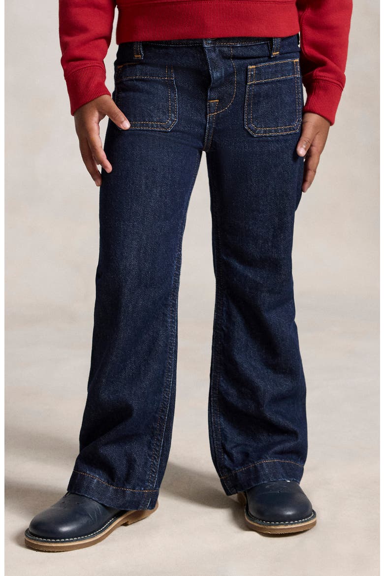Kids' Flare Leg Jeans, Alternate, color, BLUE