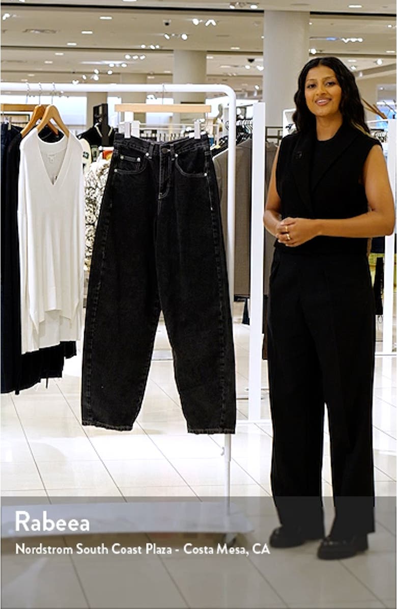 Logan Washed High Waist Baggy Jeans, sales video thumbnail