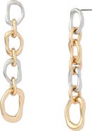 Robert Lee Morris Linear Link Earrings
