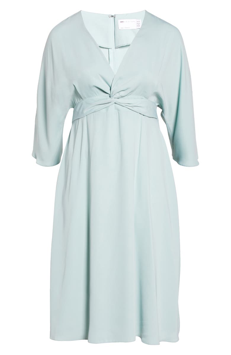 ASOS DESIGN Curve Twist Front Dress, Alternate, color, 