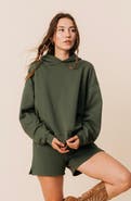 Ocio Women's Organic Cotton Teddy Oversized Hoodie