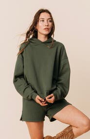 Ocio Women's Organic Cotton Teddy Oversized Hoodie