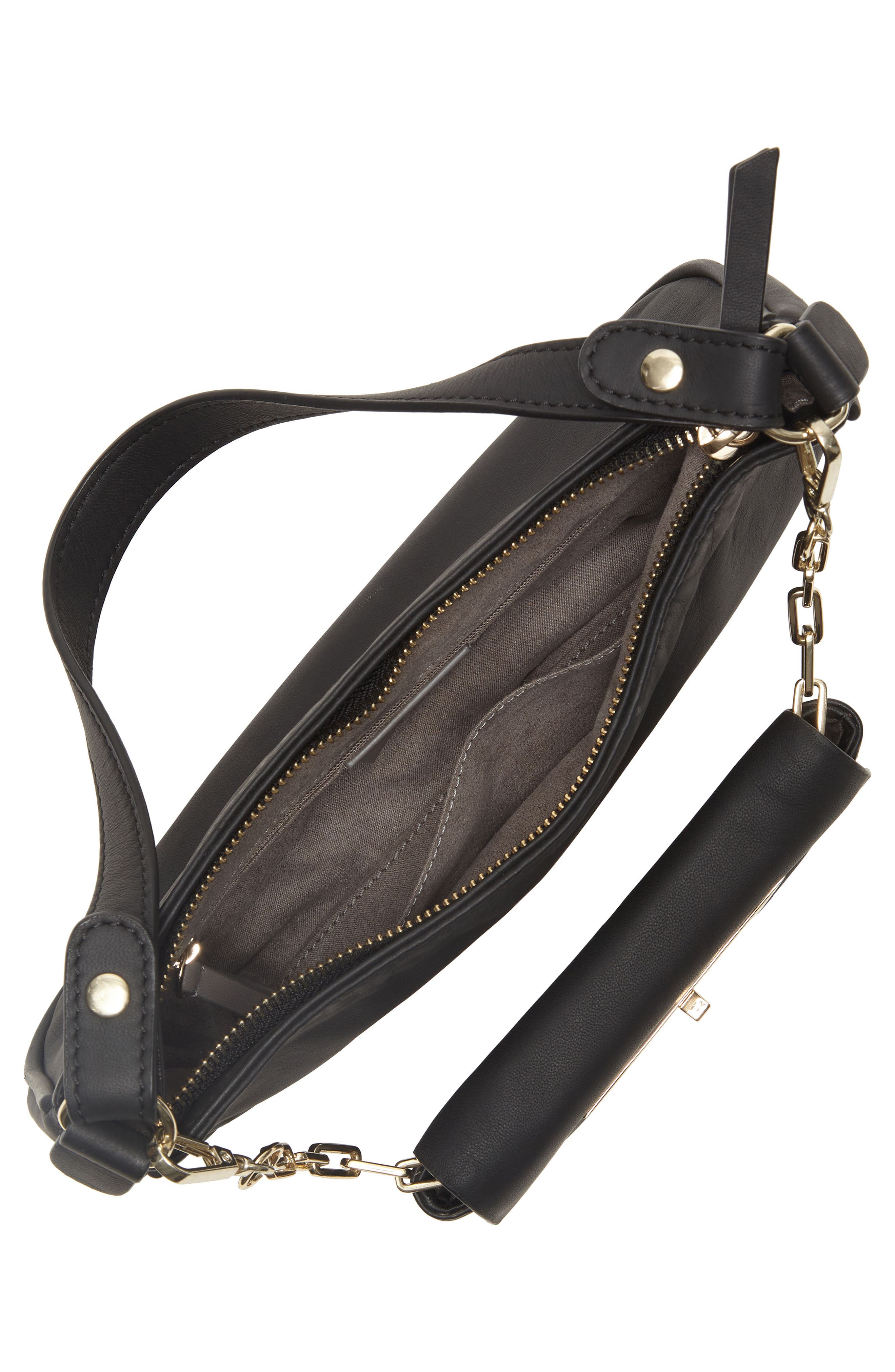 Vince Camuto Sahja Leather Shoulder Bag, Alternate, color, 