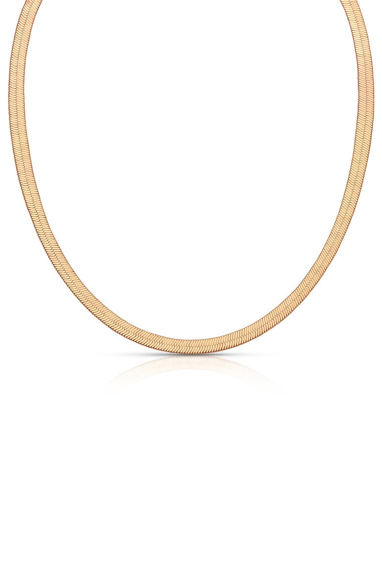 Brooklyn Snake Chain Necklace, Main, color, GOLD