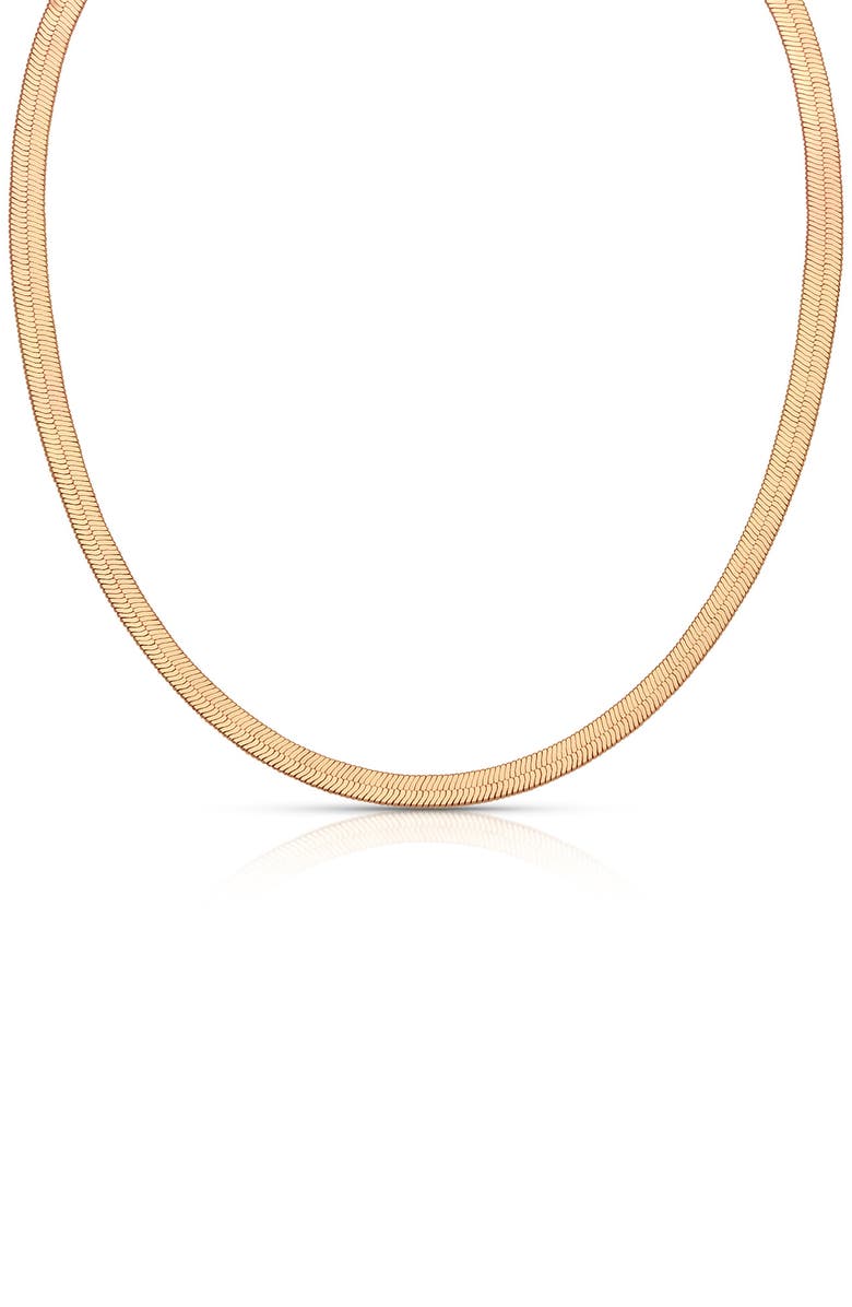 Ettika Brooklyn Snake Chain Necklace, Main, color, Gold