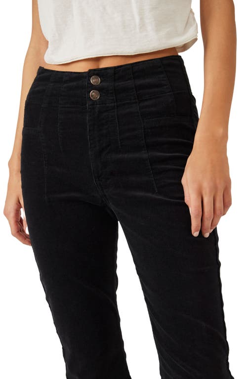 FREE PEOPLE FREE PEOPLE JAYDE SEAMED CORDUROY FLARE PANTS 