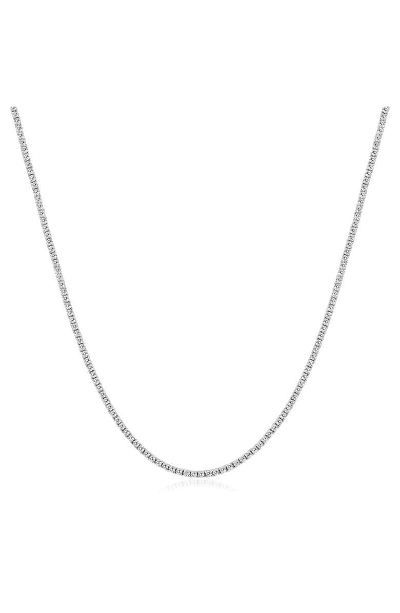 Bliss Diamond 3.92Ct 20" Diamond Tennis Women's Necklkace 14k Gold Lab Grown, Main, color, 14K White Gold