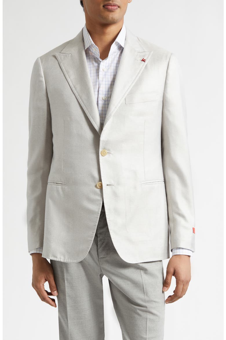 Unito Soft Silk Twill Sport Coat, Main, color, WHITE