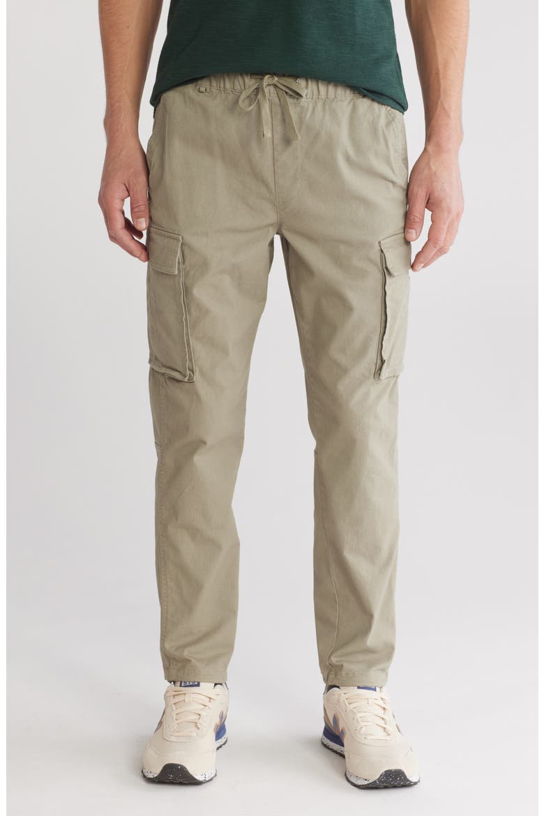 Tie Waist Cargo Pants, Main, color, SAGE GREEN