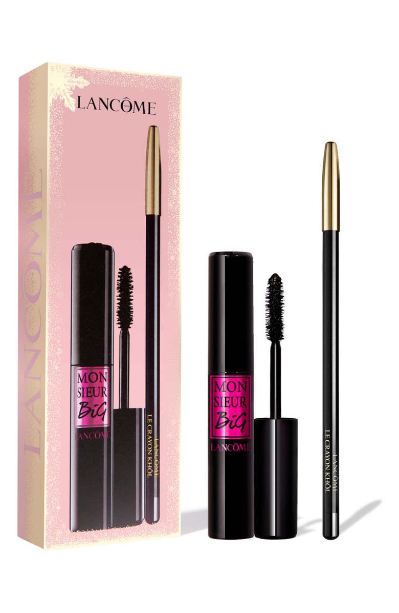 Lancôme Monsieur Big Mascara & Le Crayon Khôl Eye Makeup Gift Set $58 Value, Main, color,