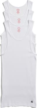 Brooks Brothers 3-Pack Cotton Tank Undershirts