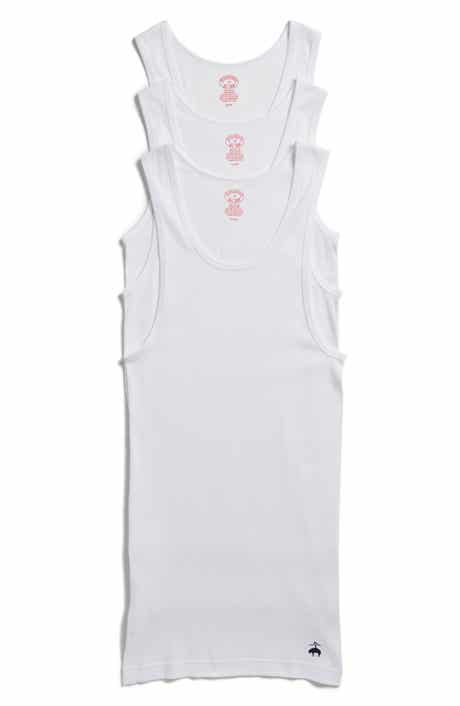 Brooks Brothers 3-Pack Cotton Tank Undershirts