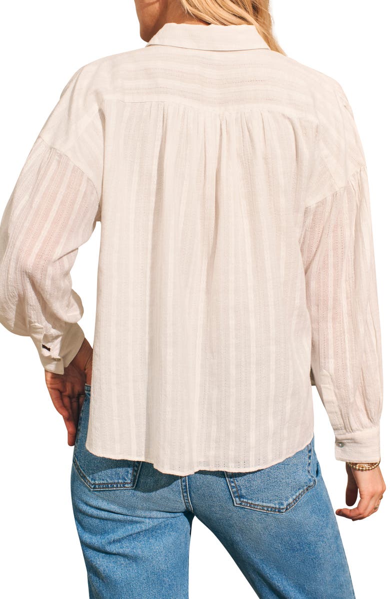 Faherty Olli Organic Cotton Popover Shirt, Alternate, color, 