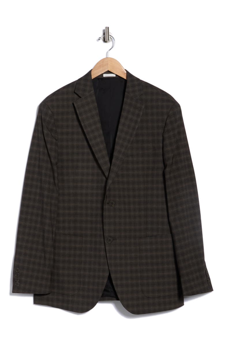 Shadow Check Sport Coat, Alternate, color, BROWN SHADOW CHECK