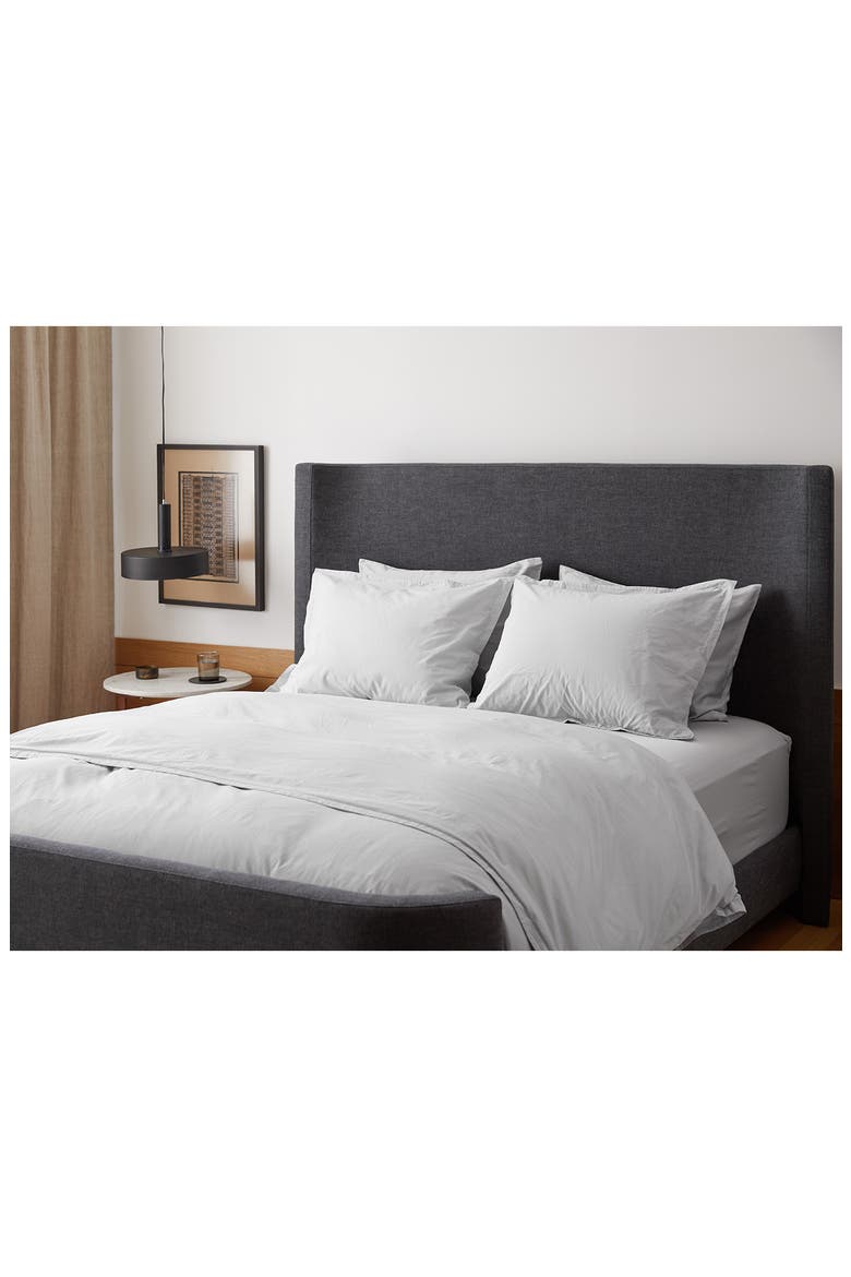 Set of 2 Sateen Pillowcases, Alternate, color, LIGHT GREY