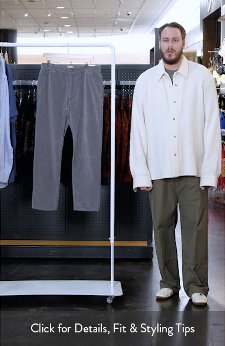 Saturday Slim Straight Leg Moleskin Chinos, sales video thumbnail