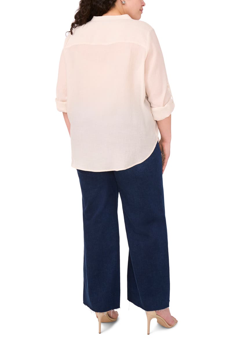 Textured Utility Shirt, Alternate, color, BIRCH