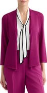 KASPER Crop A-Line Cardigan
