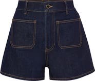 Veronica Beard Elijah Patch Pocket Denim Short