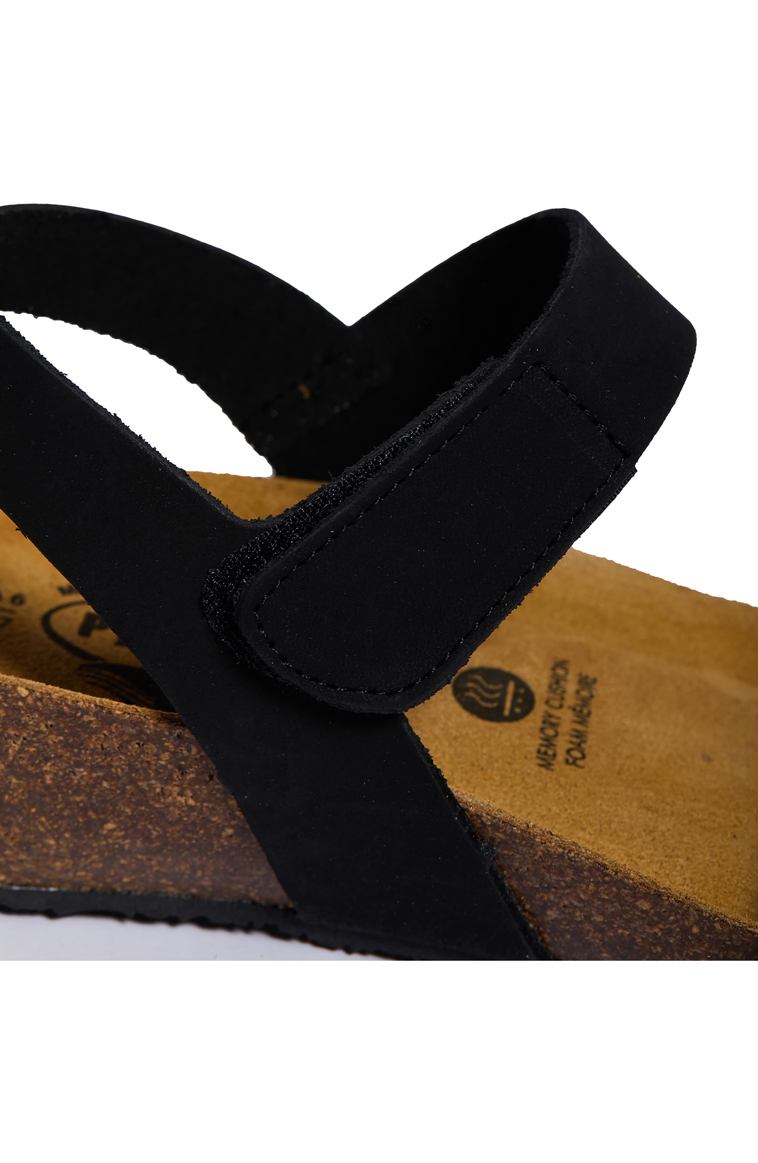 Luna Sandal, Alternate, color, NOBUCK BLACK