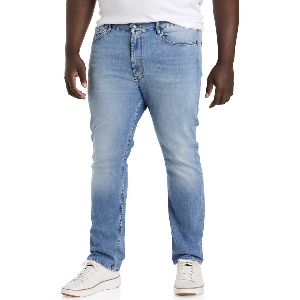 7 For All Mankind Big & Tall Light Wash Jeans In Blue