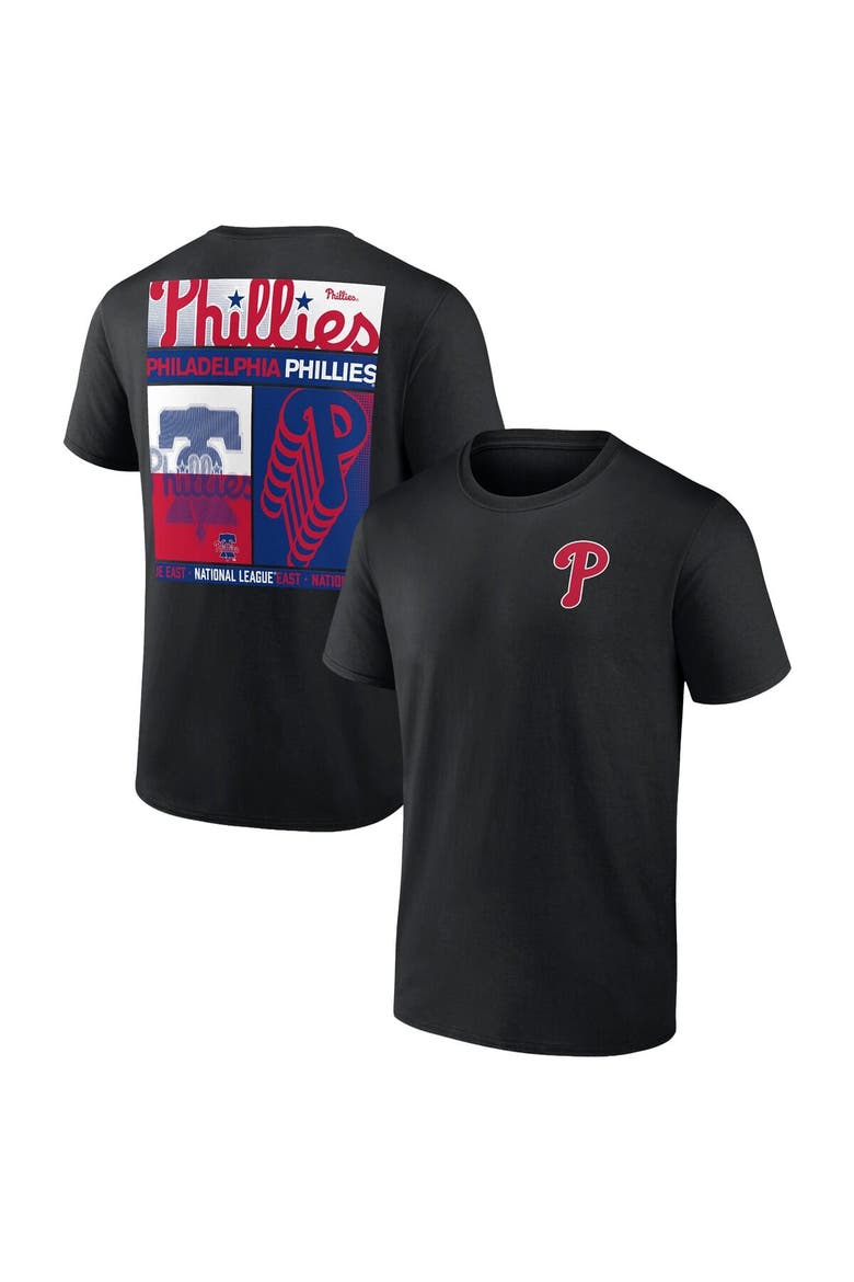 Men's Profile  Black Philadelphia Phillies Big & Tall Two-Sided Graphic T-Shirt, Main, color, Black
