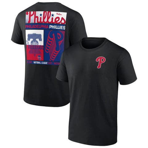 Men's Profile  Black Philadelphia Phillies Big & Tall Two-Sided Graphic T-Shirt