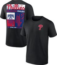 FANATICS Men's Profile Black Philadelphia Phillies Big & Tall Two-Sided Graphic T-Shirt