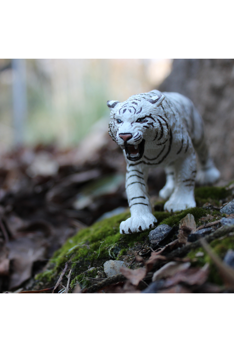 White Bengal Tiger Kids Toy Figure, Alternate, color, None