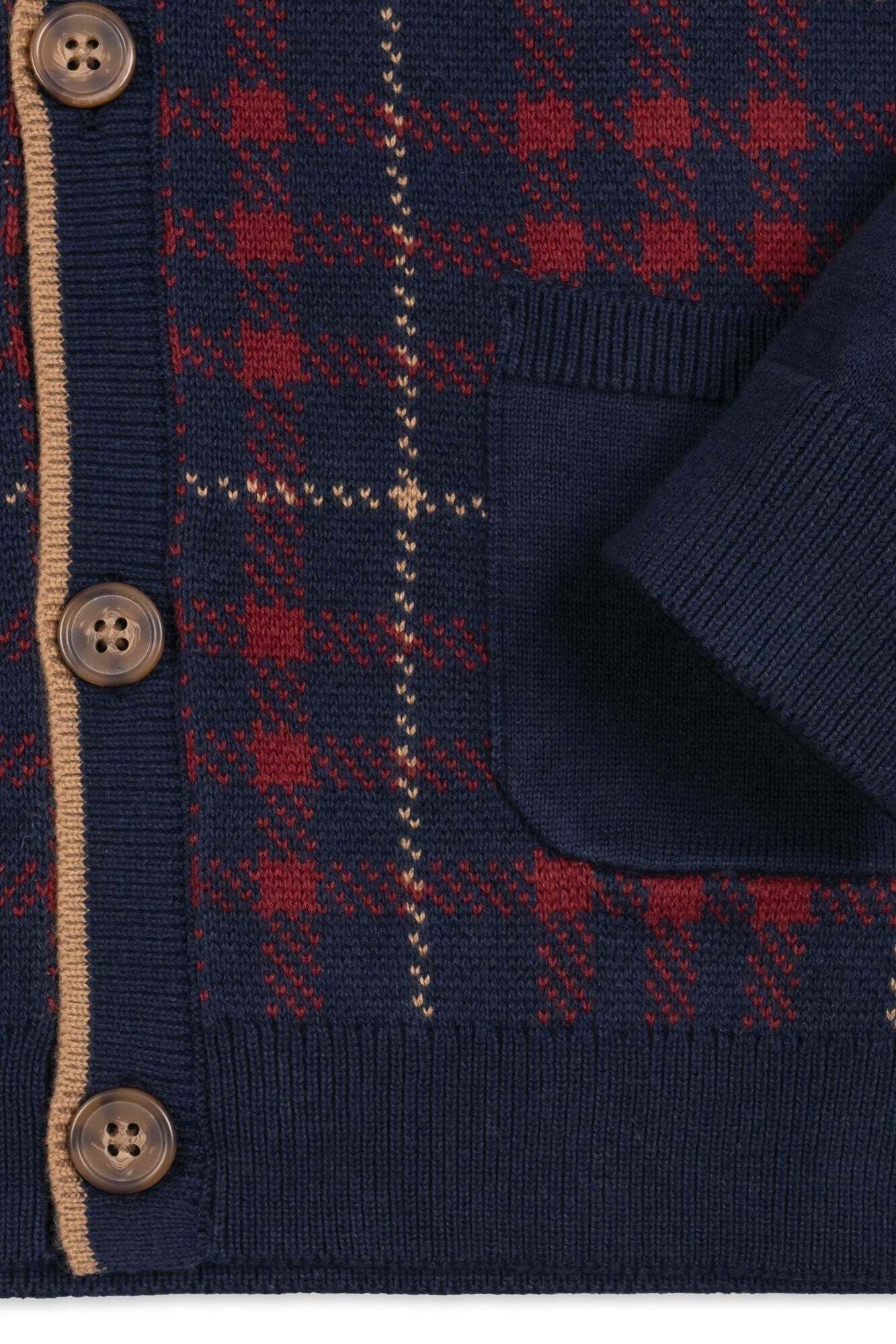 Hope & Henry Kids' Organic Cotton Tipped Cardigan | Nordstrom