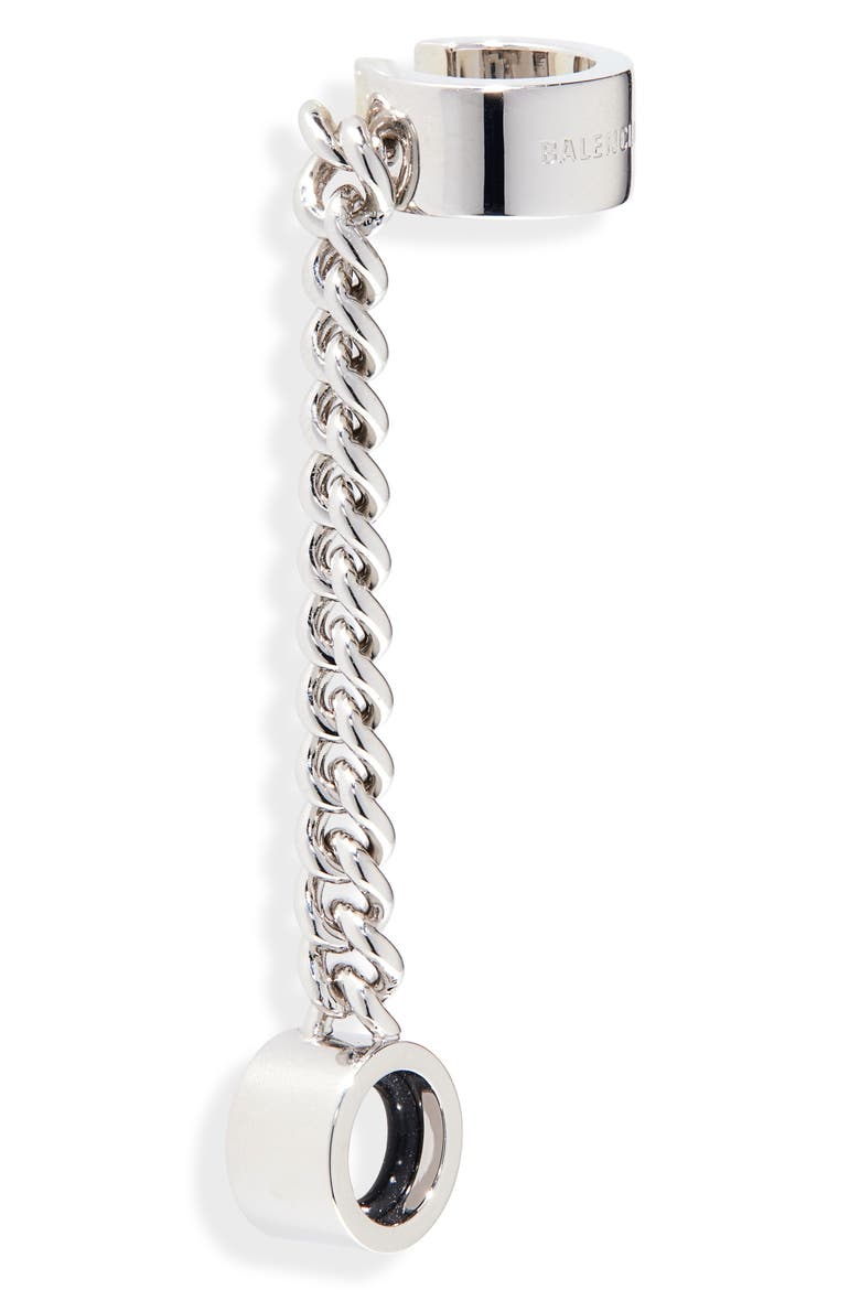 Bluetooth® Earbud Linear Drop Ear Cuffs, Alternate, color, 926 SHINY SILVER